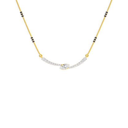Marquise Embrace Diamond Mangalsutra 9 KT / Yellow Gold