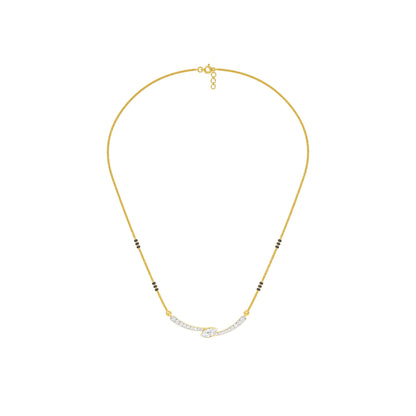 Marquise Embrace Diamond Mangalsutra 9 KT / Yellow Gold
