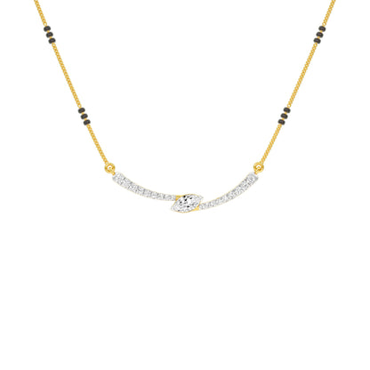 Marquise Embrace Diamond Mangalsutra 9 KT / Yellow Gold