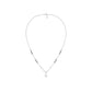U-Shaped Pear Drop Diamond Mangalsutra 9 KT / White Gold