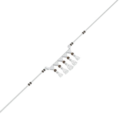 Triangle Drops Diamond Mangalsutra 9 KT / White Gold