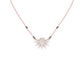 Sunburst Pear Diamond Mangalsutra 9 KT / Rose Gold