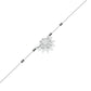 Sunburst Pear Diamond Mangalsutra 9 KT / White Gold