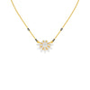 Sunburst Pear Diamond Mangalsutra 9 KT / Yellow Gold