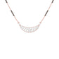 Crescent Arc Diamond Mangalsutra 9 KT / Rose Gold