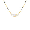 Crescent Arc Diamond Mangalsutra 9 KT / Yellow Gold