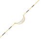 Crescent Arc Diamond Mangalsutra 9 KT / Yellow Gold