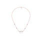 Modern Bar & Drop Diamond Mangalsutra 9 KT / Rose Gold
