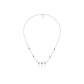 Modern Bar & Drop Diamond Mangalsutra 9 KT / White Gold