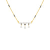 Modern Bar & Drop Diamond Mangalsutra 9 KT / Yellow Gold