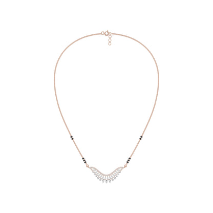 Elegant Affinity Diamond Mangalsutra 18 KT / Rose Gold