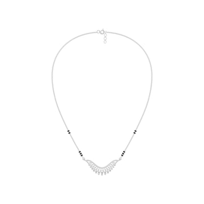 Elegant Affinity Diamond Mangalsutra 18 KT / White Gold