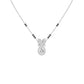 Stunning Flora Diamond Mangalsutra 18 KT / White Gold