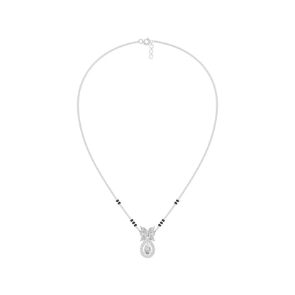Stunning Flora Diamond Mangalsutra 18 KT / White Gold