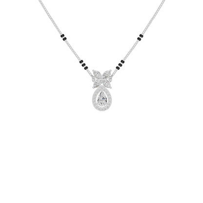 Stunning Flora Diamond Mangalsutra 18 KT / White Gold