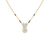 Stunning Flora Diamond Mangalsutra 18 KT / Yellow Gold