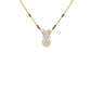 Stunning Flora Diamond Mangalsutra 18 KT / Yellow Gold