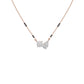 Pear & Round Solitaire Diamond Mangalsutra