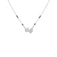 Pear & Round Solitaire Diamond Mangalsutra