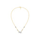 Pear & Round Solitaire Diamond Mangalsutra