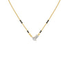 Toi et Moi Diamond Mangalsutra 18 KT / Yellow Gold