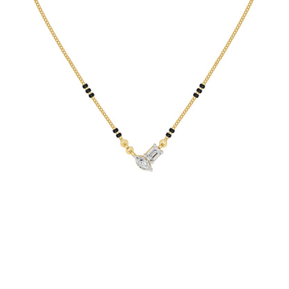 Toi et Moi Diamond Mangalsutra 18 KT / Yellow Gold