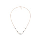 Geometric Cascade Diamond Mangalsutra 18 KT / Rose Gold