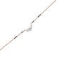 Geometric Cascade Diamond Mangalsutra 18 KT / Rose Gold