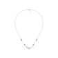 Geometric Cascade Diamond Mangalsutra 18 KT / White Gold