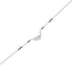 Geometric Cascade Diamond Mangalsutra 18 KT / White Gold