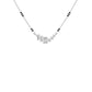 Geometric Cascade Diamond Mangalsutra 18 KT / White Gold