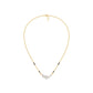 Geometric Cascade Diamond Mangalsutra 18 KT / Yellow Gold