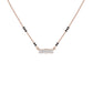 Pear & Maquise Diamond Mangalsutra 18 KT / Rose Gold