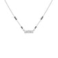 Pear & Maquise Diamond Mangalsutra 18 KT / White Gold