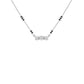 Pear & Maquise Diamond Mangalsutra 18 KT / White Gold