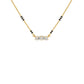 Pear & Maquise Diamond Mangalsutra 18 KT / Yellow Gold