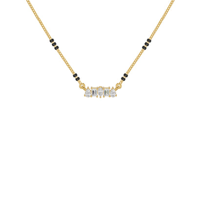Pear & Maquise Diamond Mangalsutra 18 KT / Yellow Gold