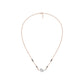 Dangling Pear V-Shaped Mangalsutra 18 KT / Rose Gold