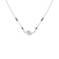 Dangling Pear V-Shaped Mangalsutra 18 KT / White Gold