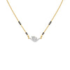 Dangling Pear V-Shaped Mangalsutra 18 KT / Yellow Gold