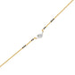 Dangling Pear V-Shaped Mangalsutra 18 KT / Yellow Gold