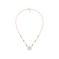 Starflare Marquise Diamond Mangalsutra 18 KT / Rose Gold
