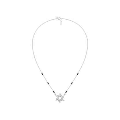 Starflare Marquise Diamond Mangalsutra 18 KT / White Gold