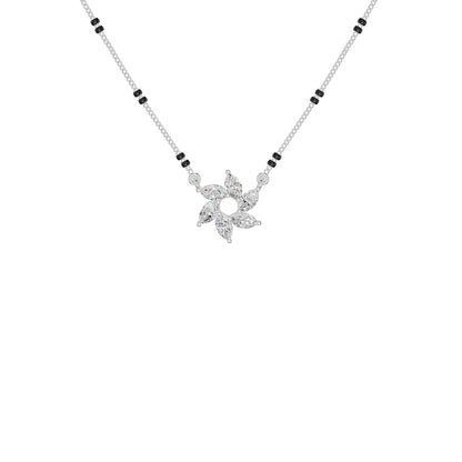 Starflare Marquise Diamond Mangalsutra 18 KT / White Gold