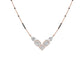 Chevron Charm Diamond Mangalsutra