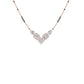 Chevron Charm Diamond Mangalsutra