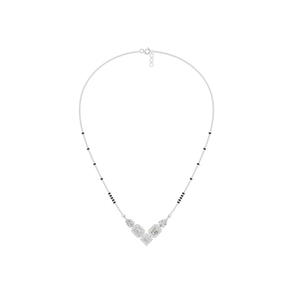 Chevron Charm Diamond Mangalsutra