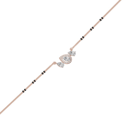 Teardrop Motif Diamond Mangalsutra