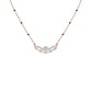 Wavy Marquise Diamond Mangalsutra 18 KT / Rose Gold