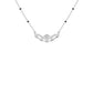 Wavy Marquise Diamond Mangalsutra 18 KT / White Gold